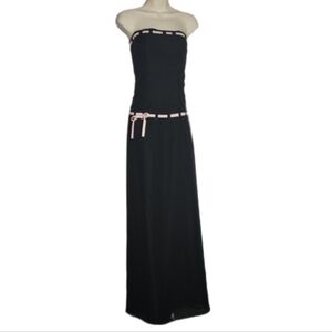 Forever Yours Gown Strapless Prom Maxi Black Size 10